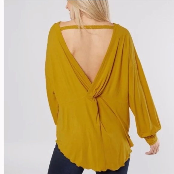 Free People Women's oversized Shimmy Shake Top  Size s - Picture 2 of 8